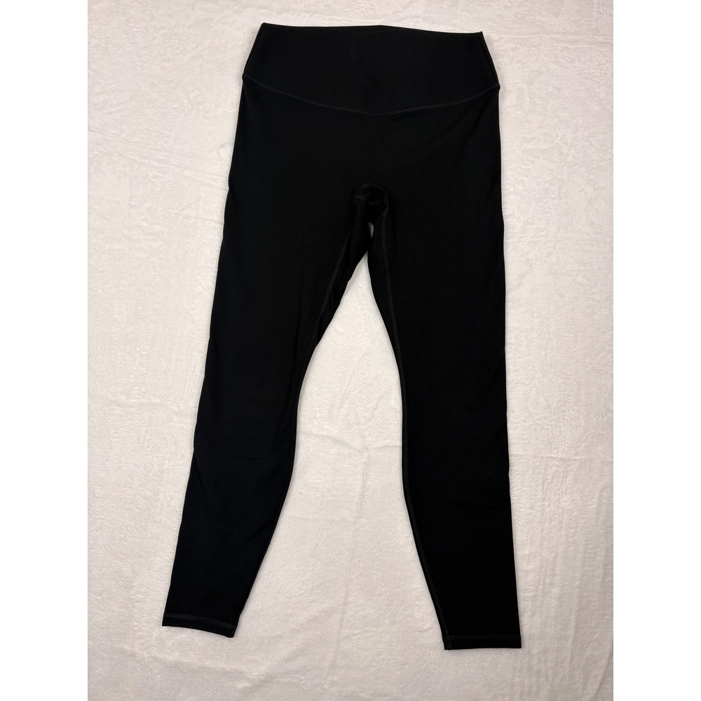 Fabletics PureLuxe High Waisted Leggings Black KF37163093 Womens Med